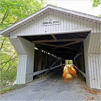 Adams Covered Bridge Indiana