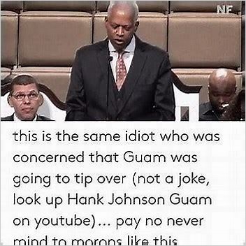 Hank Johnson Comments On Guam Tipping Over